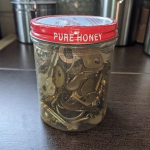 Jar Full of Vintage Style Keys